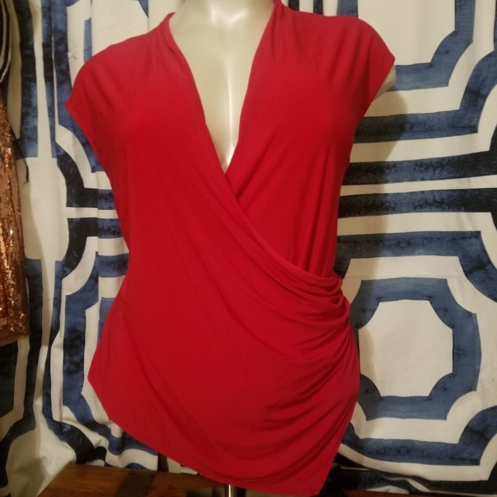 Plus size wrap top - Picture 1 of 6